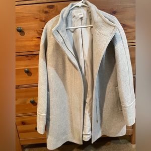 J. Crew light grey coat